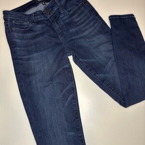 PAIGE Verdugo Skinny Ankle Jeans Size 28 Dark Wash